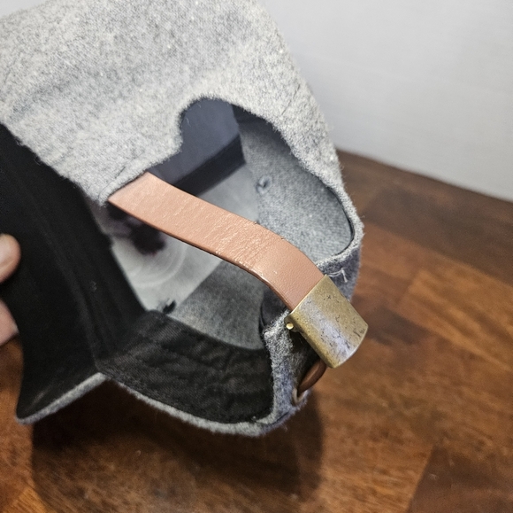 Batman Baseball Cap Wool Blend Adjustable Gray - Picture 6 of 6